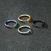 1Pair Round Circle Spring Ear Clip Non Piercing Earrings Fake Earrings Gift for Men Women Jewelry - Image 6