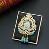 Gold Color Caftan Brooch for Women Moroccan Wedding Dress Jewelry Turkish Arabic Crystal Hijab Lapel Flower Brooch Pins - Image 3