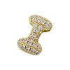 Initials Cute Bubble Pendant A-Z Golden Colour Cubic Zirconia Necklace Beaded Pendant 26 Letters Gift - Image 18