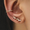 Bohemian Gold Color No Piercing Crystal Rhinestone Leaves Ear Cuff Earrings for Women Wedding Jewelry - Image 12