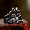 Titanium Steel Gothic Deep Sea Monster octopus Kraken Ring Domineering men's party Jewelry BR8-759 - Image 8