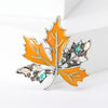 Berry Women's Rhinestone Leaf Brooches Unisex Plant Pins Office Party Casual Accessories Gifts - Image 26