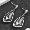 Minimalist Sparkling Black Rhinestone Drop Earrings Women Geometric Pendant Earrings Jewelry Gifts - Image 5