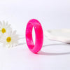 10 Colors Round Geometric Acrylic Resin Bangles Exaggeration Multicolor Wide Bangles Bracelets Women Men Jewelry - Image 3