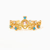 Fairy Tales Princess Cubic Zircon Ring for Women Girls Opening Design Jewelry - Image 11