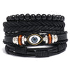 Classic Hand-Woven Leather Bracelet Multilayer Men Bracelets Punk Beads Bangle for Friend Charm Jewelry Gifts - Image 32