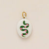 Colorful Dopamine Pendant Necklace, Heart-Shaped Sun, White Dove, Small Snake, Gold-Plated and Color Preserving - Image 11