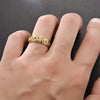 Frosted Stainless Steel Moon And Star Fidget Rings For Women Men And Rotating Ring Metal Spinner Ring - Image 3