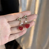 Korean Sweet Cute Strawberry Ribbon Bowknot Drop Earrings for Women Cute Fruit Cake Cup Dangle Earring Lovely Jewelry Gift - Image 7