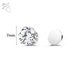 ZS 1 Piece Magnetic Clip-on Earrings Star Heart Shape CZ Crystal Ear Clip No Piercing Ear Stud No Pierced Earring Jewelry 4-8MM - Image 10