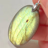 Blue Labradorite Pendant Irregular Shape Bead Stone Orange Necklace for Men Women - Image 38