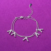 Silver Color Stamp Anklets For Women Foot Leg Chain Link Bracelet Double Layers Beach Accessories Jewelry - Image 75