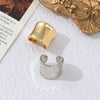 2Pcs Retro Women Piercless Ear Clip Earring Classic Wide C Shape Earcuff Earrings Girl Daily Wear Jewelry Gifts - Image 5
