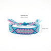 Weave Bracelet Friendship Bohemian Vintage Cotton Rope String Nepal Yoga Ethnic Rainbow Boho Woven Braided Bracelets - Image 2