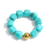 Acrylic Square Beads Chain Necklace Bracelet Bangle Stainless Steel Handmade Jewelry Green Khaki Pink Amber - Image 16