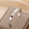 Hebrew Bracelet Star of David Chai Shema Engraved Cuff Bangle Adjustable Stainless Steel Jewelry - Image 4