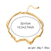 Liquid Lava Style Metal Choker Necklace for Women Gold Color Geometry Twist Neck Bangle Party Collar Jewelry Gift - Image 6