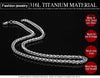 Wheat Style Necklace 316L Stainless Steel Jewelry Men Women Chain - Image 4