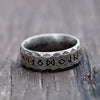 Men's 316L Stainless-Steel Rings Retro Odin Viking Rune for Teen Ring Amulet Jewelry Gift - Image 4