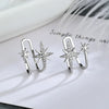 Korean Zircon Star Ear Clip for Women Without Piercing Long Tassel Sweet Ear Cuff Clip Earrings Wedding Jewelry Gift - Image 6