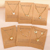 Elegant Multi-layered Necklace Set for Women Vintage Zircon Pearl Heart Butterfly Star Moon Pendant Necklace Jewelry - Image 7