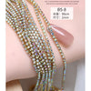 Glitter1.5mm-2mm Nail Chain Charm Claw Chain 3D Gold Silver Diamond Metal Parts Nail Pearls For Nail Chain Bulk Can Be Cut - Image 12