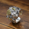 Silver Ring Tiger Rings for Women Wedding Jewelry Engagement Charm Party Gifts Ring - Image 2