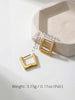 Unisex Stainless Steel Rectangular Hoop Earrings for Men Women Punk Rock Triangle Huggie Earrings Piercing Jewelry Gifts - Image 13