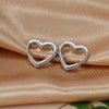 Simple Stainless Steel Geometric Heart Hoop Earrings for Women Small Circle Huggies Ear Buckle Punk Earring Minimalist Jewelry - Image 9