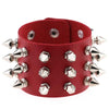Green Black Punk Spike Bracelet 90s Wide Leather Bracelets for Women Men Goth Girl Cuff Bangle Studded Wristband Jewelry - Image 12