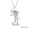 26 English Letter Zircon Pendant Necklace Temperament Personality Necklaces Jewelry Gift - Image 52