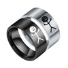 Simple Funny Middle Finger Stickman Ring Hip Hop Fuxk You Doodle Rings For Man Couple Party Gifts Jewelry - Image 1