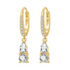 Silver Zircon Heart-shaped Earrings Gold Hoop Earrings for Women Piercing Jewelry Gift - Image 25