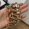 Delicate Geometric Glass Crystal Necklace Creative Clothing Accessories Copper Claw Set Crystal Jewelry - Image 5