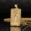 22 Style Classic Tarot Card Pendant Necklace Double Sided Zircon Tarot Necklace Major Arcana Empress Sun Star Sign Women Jewelry - Image 2