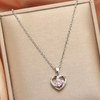 1 Pcs Light Cool Style Love Heart Collection Gold Plated Copper Pendant Necklace With Stainless Steel Chain - Image 4