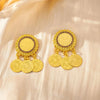 turkish kurdish women brooch gold plated arabic coin totem jewelry pins middle east hajib pin for bridal - Image 1