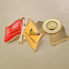 Customize Any Your Design Logo Single and Double Crossed Friendship Flags Lapel Pins Brooches Badges Lapel Pins - Image 15