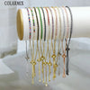 10 pieces Slim Colors zircon tennis bracelets zirconia crystal women bracelet Summer jewelry accessories 40083 - Image 2