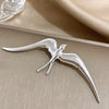 Greatera Stainless Steel Bird Swallow Brooches for Women Men Unsiex Gold Silver Color Metal Lovely Bird Animal Party Brooch Pins - Image 4