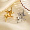 Stainless Steel Y2K Celestial Star Open Rings for Women Men Unique Design Gold Silver Color Adjustable Ring Jewelry - Image 6