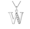26 Letter Silver Necklace Pendant For Women Clavicle Chain Wedding Jewelry Party Gift - Image 11