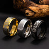 Stainless Steel Bible Verse Jesus Cross Rings For Men Vintage Christian Cross Religious Ring Amulet Jewelry - Image 2