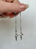 Gothic Jewelry Cross Star Drop Earrings Punk Charms Stitching Rivet Earrings for Women Korean Accessories - Image 4
