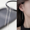 Long Wire Tassel Thread Chain Climb Star Heart Beads Pendants Drop Earrings Women's Straight Hanging Earings Jewelry - Image 17