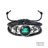12 Constellation Zodiac Sign Charm Luminous Bracelets Men Women Vintage Multilayer Wrap Leather Bracelet Bangle Birthday Gift - Image 9