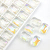10Pcs Rectangular Beads 13x18mm Long Square Glass Bead Stone Faceted Crystal Jewelry Necklace Pendant Accessories - Image 20