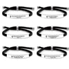 Cross Jesus Scripture Quote Bracelet Christian Bible Verse Engraved Letters Stainless Steel Bracelets Braided Rope Wristband - Image 1