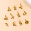 10PCS Stainless Steel Star Zodiac Sign 12 Constellation Pendant Accessories for Necklace Women Man Jewelry Gifts - Image 6
