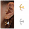 2pcs Silver Zirconia Labret Lip Ring Tragus Cartilage Piercing Stud Earrings for Women Men Earring Jewelry - Image 27